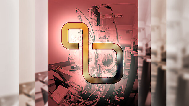 Abstract image with projects' logotype.